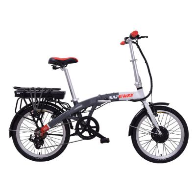 China 20 inch wheel folding SAFEWAY GT-Z201F electric bike aluminum alloy frame for sale