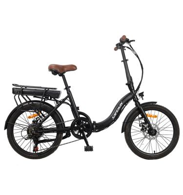 China Aluminum Alloy Safeway 20 Ebike Europe Pedal Assist Foldable Bicycle Electric Folding Bicycle Ebike Times for sale