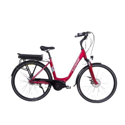 China Mid City Bike GT-C710 SAFEWAY Mid City Electric Bike 350w Multifunctional Fashionable Electric Lady ebike for sale