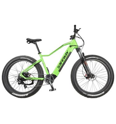 China Aluminum alloy 500w 750w 1000w fat tire electric bikes e-bike e-bike electric mountain bike off road vehicle 26inch e bike for sale