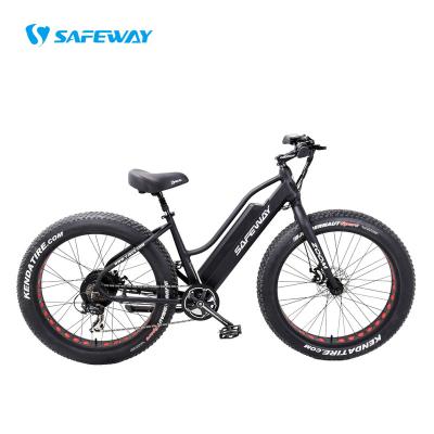 China Safeway 2020 Standard Popular E-Bike, 250W Sport Ebike, Pedal Assist E-Bike for Sale 48v Black 10ah 26 Inch Electric Bike Wholesale for sale