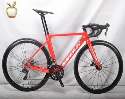 China Tour Road Bikes Chinese Brand International Style 700C Carbon Road Adult Bicycle For Men With L-TWOO Derailleur And JAK Disc Brake for sale