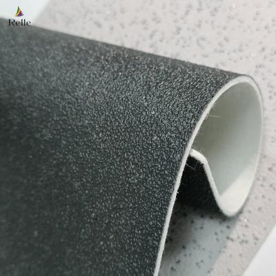 China Piso de seguridad antideslizante Felt Back Emery PVC Piso de seguridad de vinilo para metro en venta