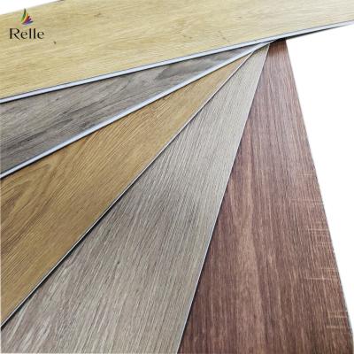 China PVC SPC Flooring Wood Look Vinyl Plank 8mm Hybrid Flooring With Limestone Embossed for sale