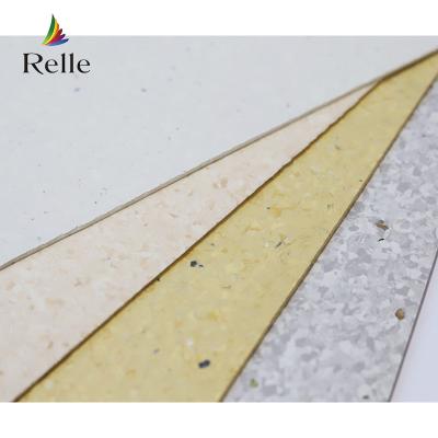 China Smooth Relle 2mm Resilient Homogeneous Directional Roll PVC Vinyl Flooring for Supermarket for sale