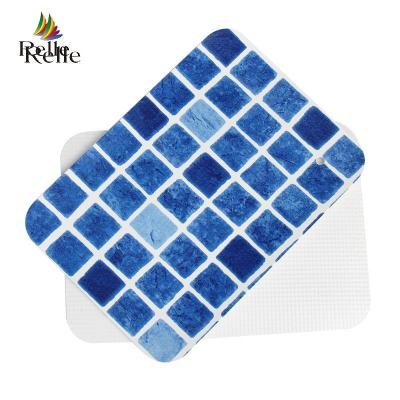 China Material de revestimiento de piscina de vinilo de 2 mm revestimiento de piscina de PVC mosaico en venta