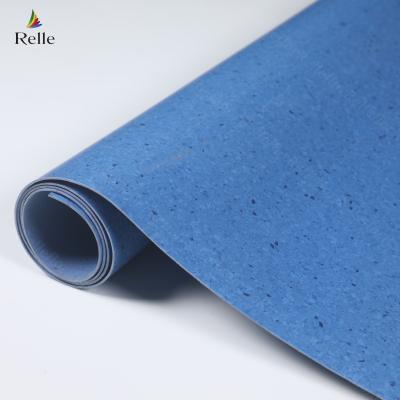 China Plain Texture Design Relle Hospital Grade Homogeneous Vinyl PVC Floor Covering Waterproof for sale