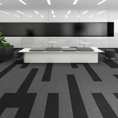 China 6.5mm 7mm Office Carpet Tiles Commercial Carpet Tiles For Hotel Bedroom Workplace for sale