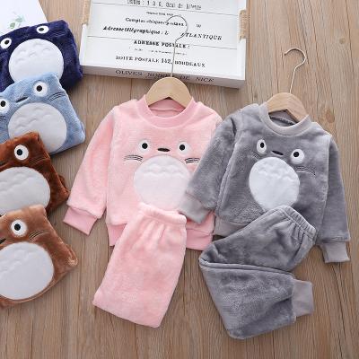 China New Children's Polyester/Cotton 1-5 Years Clothes Sets Korean Cartoon Printed Two Pieces Set Boy Clothes Causal Suits for sale