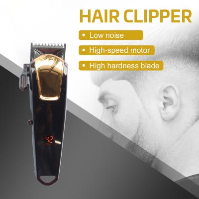 China New 2021 Professional Barber Use Hair Clipper RV Hair Trimmer Clipper With LED Display for sale