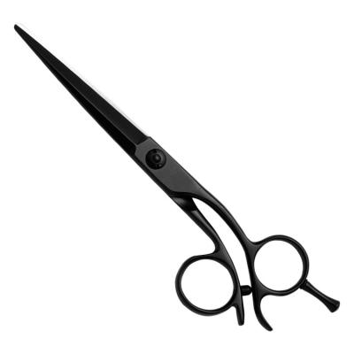 China Professional Custom Logo 440c Hair Scissors Factory Direct Sale Black Thinning Shears Hair Cutting Scissors Black Thinning Scissors for sale