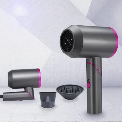 China 1800W Electric Ions Hair Blow Dryer Foldable Professional Negative Collapsible Ionic Blow Dryer Electric Hair Dryer for sale