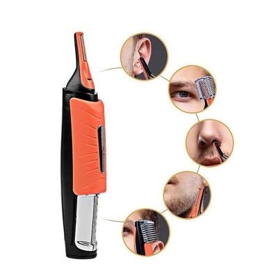 China Hotel Razor Battery Multifunction Oreja Cortadora de pelo Nose Brows Hair Trimmer Men Beard Shaver for sale