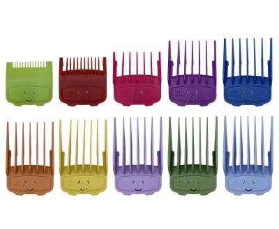 China Wal Magic Professional 10 Pcs Baber Magnet Hair Limit Comb Guards Magnetic Combs Universal Guide Combs for sale