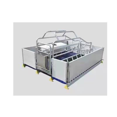 China Easy Management Hot Dip Galvanized Pig Farm Equipment Sows Gestation Crates Pig Cages for sale