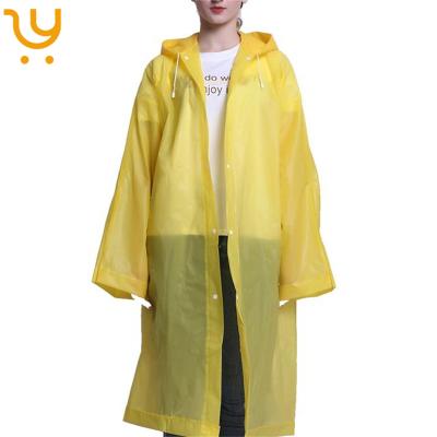 China Recyclable EVA PVC Rain Poncho Cheap Custom Logo Rain Coat For Women Ponchos Plastic Men Waterproof Ponchos for sale