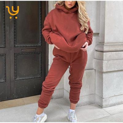 China Hot Sale Breathable Long Sleeve Zipper Up Embroidery Logo Velvet Sweatsuit Women 2 Pieces Set Velvet Tracksuit for sale