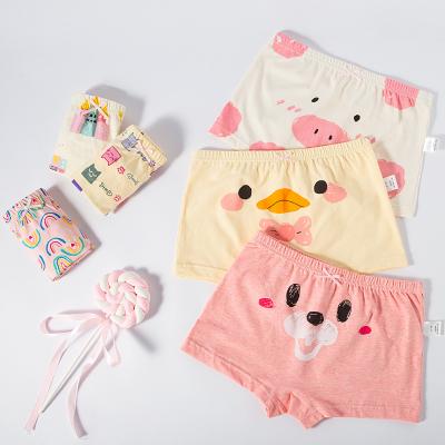 China Factory wholesale breathable combed cotton cute baby girl underwear kids boxers child briefs baby shorts baby panties kids underwear for sale