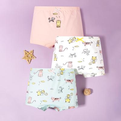 China Manufacturers Selling Girls Underwear Shorts Baby Kids Cotton Soft Boxer Breathable Child Briefs Little Girl Briefs for sale