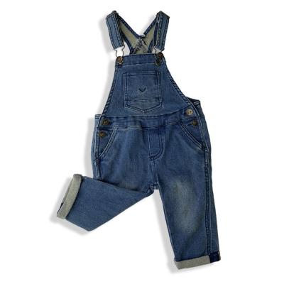 China Overall Comfort Kids Jeans Girls Denim Overalls Jeans Pants Kids Woven OEM Overalls for sale