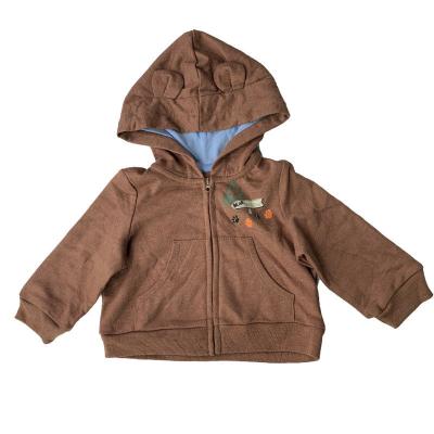 China The comfort children's hooded jacket 2021 autumn new products for boys and girls cartoon printing zipper cardigan sweater for sale