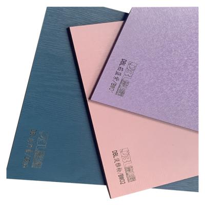 China Modern Pure DBL Panel 18mm Thickness Standard Size Color Melamine Particle Board Light Pink /DBL /BW02 for sale