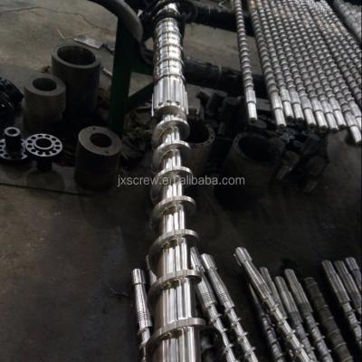 China plastic extruder screw and barrel for plastic extruder machine for sale