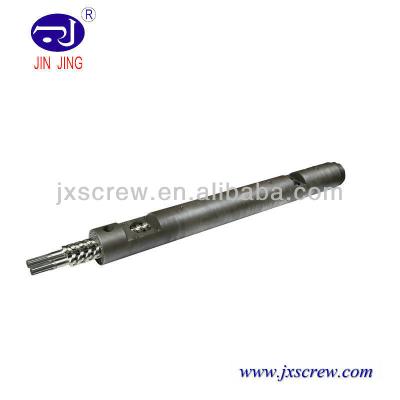 China 38CrMoALA Twin Parallel Screw Barrel Double Screw Barrel For PVC Sheet Extruder for sale