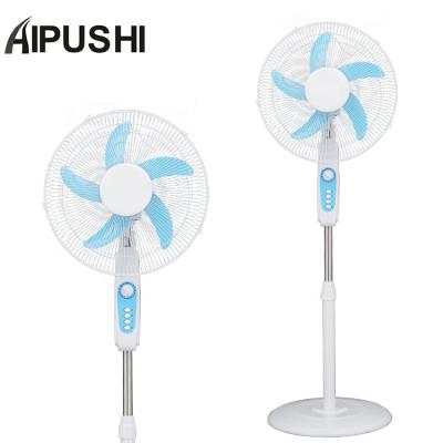 China Factory Price DC Motor Electric Fan 12V/220V ACDC Solar Battery/Electric Fan/DC Stand Solar Power with Solar Power DC Fan 12v LED Light for sale