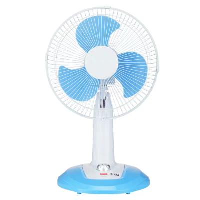 China DC Tabletop Fan Solar Rechargeable Fan Solar / New Design 12inch 12volt Battery / Electric / DC Led Light USB Port à venda