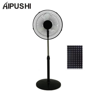 China Shenzhen DC Solar Electric Battery Brushless DC Fan / Low Power Rechargeable 12v DC High Quality Fan With Solar Power Holder Remote Control Fan for sale