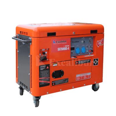 China EXCALIBUR (CHINA) Honda Generator 7.5kva 7kw Gasoline Generator Honda Generator Price S7500GS-4 for sale