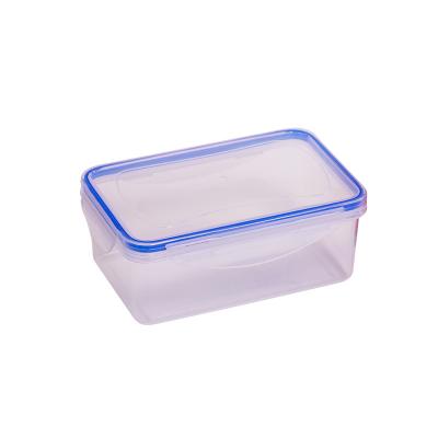 China Heatable High Quality PP Transparent Crisper Kitchen Food Airtight Storage Container With Lid for sale