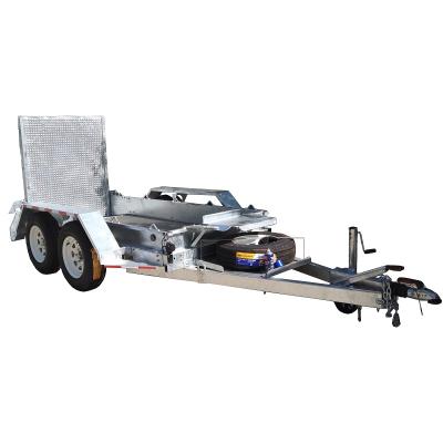 China Heavy Duty Tandem Excavator Tilting Delivery Car Trailer for Transport Vehicle for sale