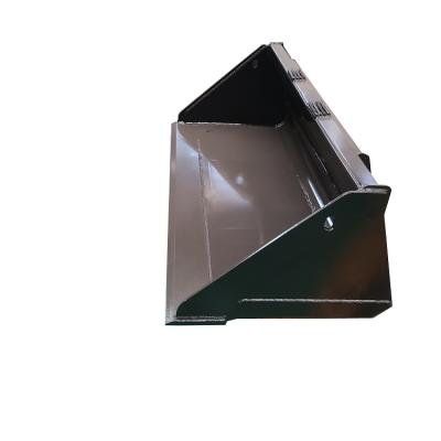 China Normal Loader Attachments Standard Beef Skid Bucket Without Teeth for sale