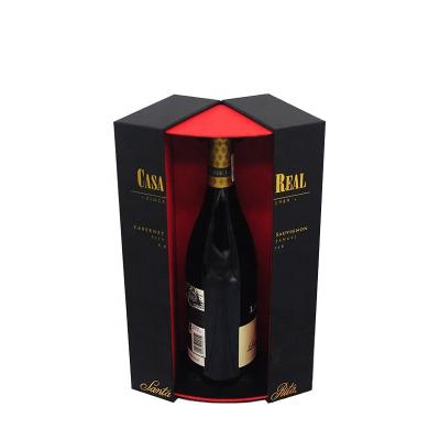 China Recycled Double Doors Unique Magnetic Closing Materials Design Rigid Double Doors Magnetic Closure Wine Perfume Bottle Display Storage Gift Storage Gift Box for sale