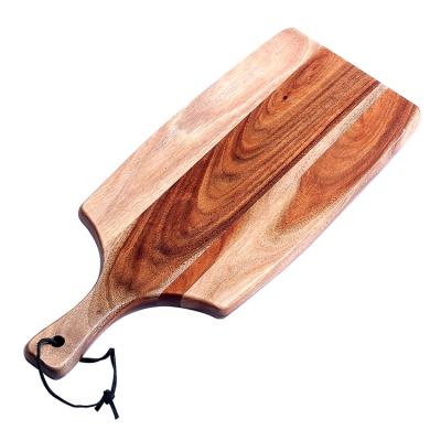 China Custom Acacia Wood Kitchen Chopper Cutting Board Eco-Friendly High Quality Disposable for sale