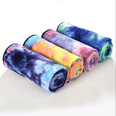 China Eco-friendly Microfiber towels, non-slip silicone, good water absorption towel yoga mat towel for sale