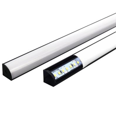 China Modern 12V Led Linear Cabinet Corner Led 45 Degree Angle Corner 90Degree Channel Lightweight Aluminum Led Light for sale