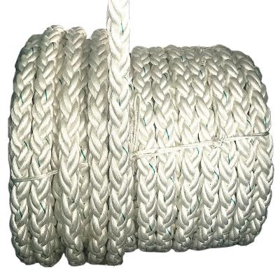 China Ocean and Vehicle Transport 8 Strand Braided PP/Nylon/Polyamide/Polyester Mooring Hawser Rope for sale