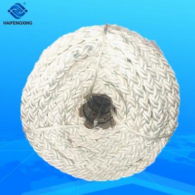 China Mooring Rope 3 in. Rope Polyester 8 Strand Tug Rope. of diameter for sale