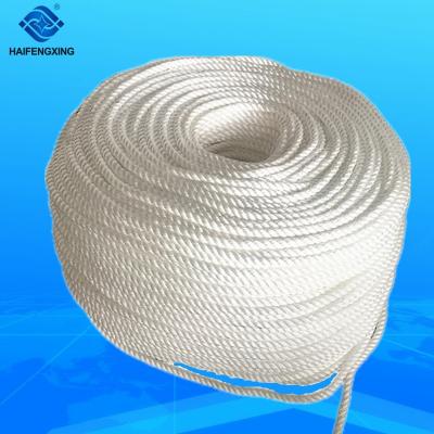 China Mooring Rope Diameter 20mm*1000mtrs 3 Strand Nylon Polyester Ployamide Rope for sale