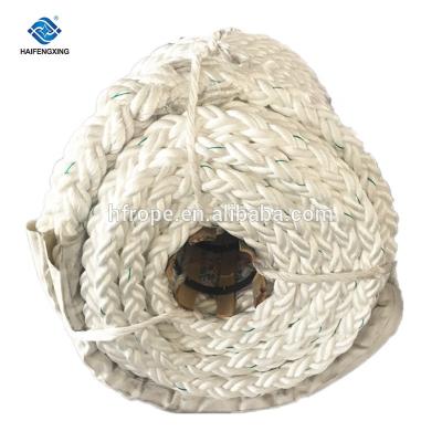 China Mooring Rope 80mm 8 Strands Polypropylene Floats Reling Marine Sailing Ropes for sale