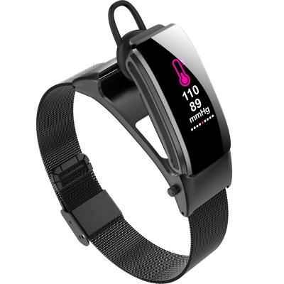 China B31Smart Touch Screen Watch Heart Rate Blood Pressure Monitor Color Screen Smart Wristband With Earphones for sale