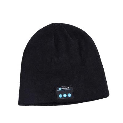 China Headband Call Earphone Beanie Hat Music Player Christmas Gift Hot Selling Handsfree Winter Hat for sale