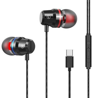 China In-Ear Noise Reduction Type-C In Ear Wired Gaming Headphones for sale