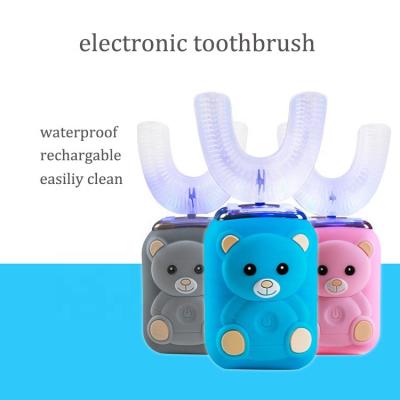 China 100% Food Grade Silicone+PC Hot Selling Full Automatic Food Grade 360 ​​Degree New Electric Teeth Whitening Toothbrush For Kids for sale