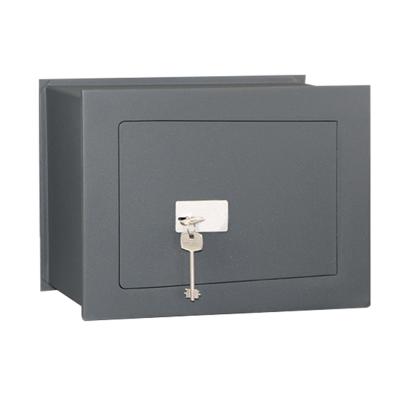 China Redesigned Key Rated Heavy Duty Steel Top Lock Laser Cutting Hidden Safe Wall Security Box Safes for sale