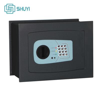 China Heavy Duty Steel Premium Electronic Digital Lock Laser Cutting Mental Home Wall Safe Box for sale