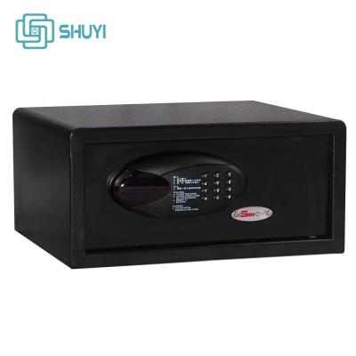 China Heavy Duty Steel Laptop And Tablet Valuables Storage Hotel Room Safe Box for sale